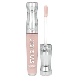 Rimmel London Stay Glossy Lip Gloss,143 Sundae Best, 0.18 fl oz (5.5 ml)