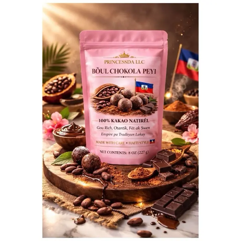Haitian Cocoa Almond Essence Bundle Authentic Homemade Caribbean Flavor raditional Food