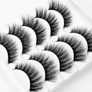 Natural false eyelashes, fluffy and soft, dense 3D mink lashes, long and thin, messy multi-layered look, short dense false lashes, loose individual lashes, makeup product, suitable for weddings, parties, nightclubs, and everyday work.