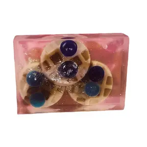 Blueberry Pecan Waffles Handmade All Natural Goat Milk & Shea Butter Soap/Makeup Brush Cleaner. Cute Handcrafted Soap. Yoni Soap Bar