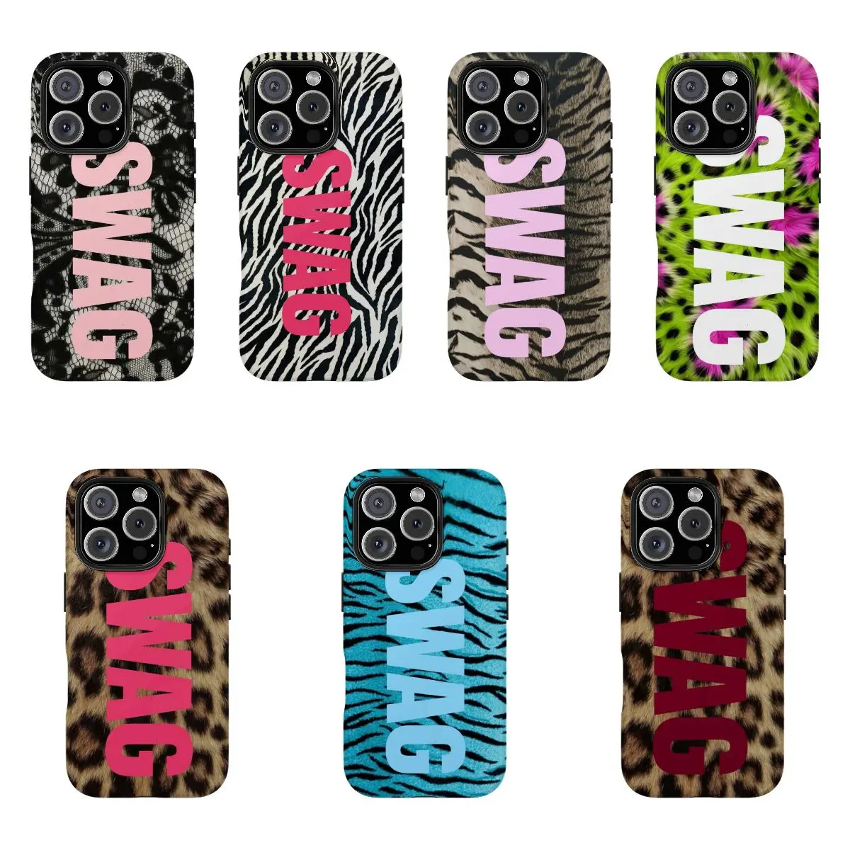 SWAG Combo Handheld Cellphone Casing & Screen Protector, Vibes Colorful Shockproof Cover for iPhone 17 Pro Max-11, Samsung Galaxy S22-S26, Best Gifts for Christmas Halloween Birthday, Accessories for Multiple Devices, Combo Pack