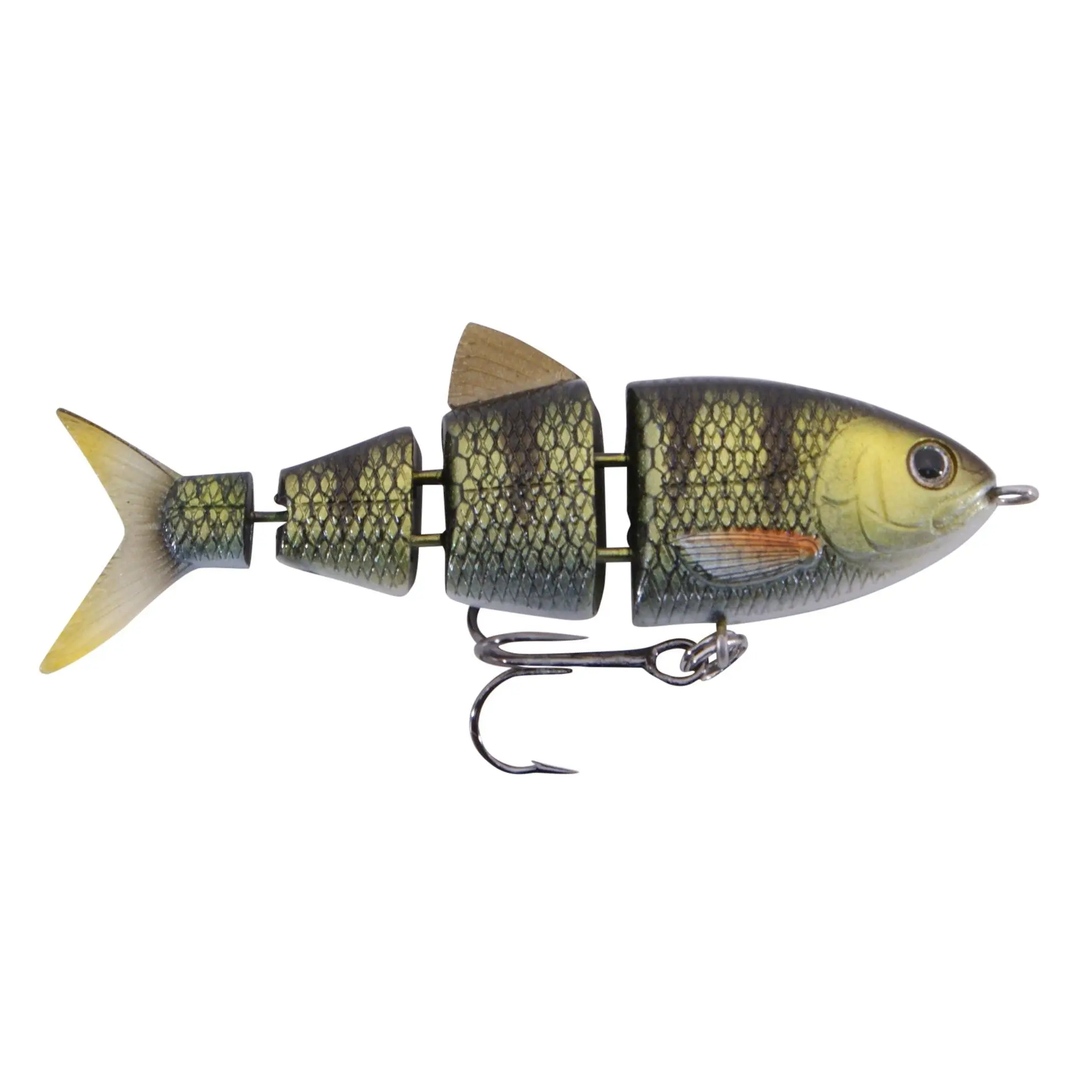 SPRO BBZ-1 Baby Shad Plastic Swimbait, 2.5 inch Bass Lures with Natural Shad Design, Panfish + Preds, Citrus Shad