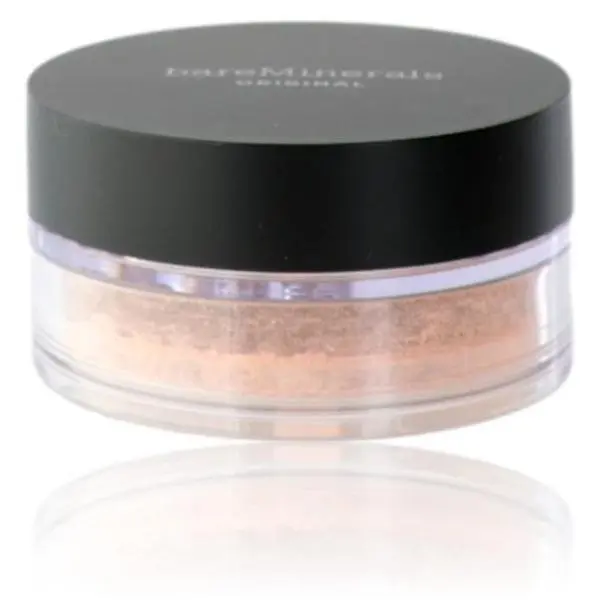 Bare Minerals Original Loose Powder Foundation, SPF 15 Sun Protection Mineral Makeup, Fairly Medium 05, 0.28 oz