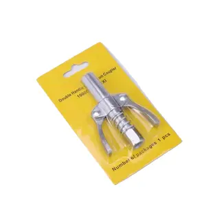 Lubricating Grease Machine Coupling with Strong Lock Mechanism 10000 PSI Quick Release Adapter Compatible with 1/8" NPT Fittings Secure Connections Easy Operation Versatile Compatibility Mechanic Tools outdoorfun