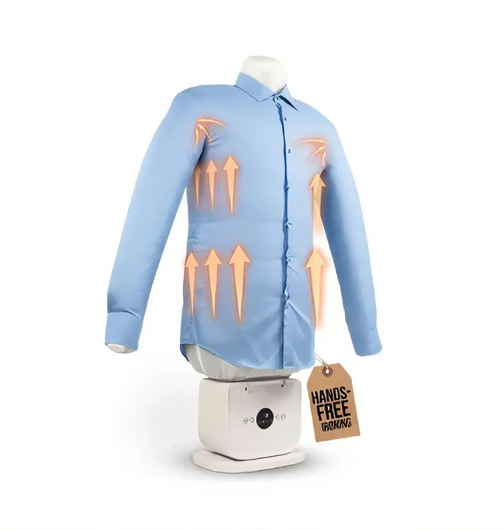 Automatic Ironing Machine for Clothes, Hot-Air Garment Finisher and Hands-Free Wrinkle Remover for Shirts and Pants