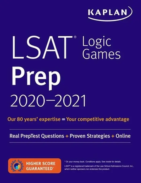 USED-LSAT Logic Games Prep 2020-2021: Real Preptest Questions + Proven Strategies + Online by Kaplan Test Prep (Paperback)