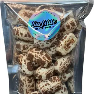 Charli Chews- 2.5oz Freeze Dried Charleston Chews Crispy, Light, Airy, Flavorful, Sweet Bonbon Candy Snack delicious treat maker Chewy Crunchy Chocolate Vanilla