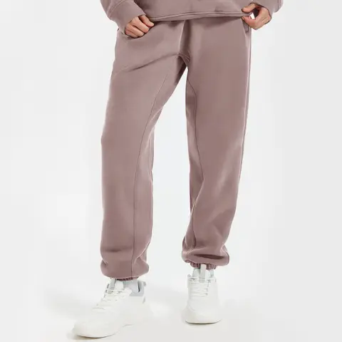 YUCOLEN Men's 42% Cotton Soft Heavyweight Fleece-Lined Baggy Joggers - Elastic Drawstring, Buttery Soft, Casual Loose, Winter Warm Relaxed Fit Track Pants for Running, Men's Clothing, Streetwear Athletic Wear