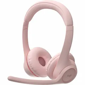 Logitech Zone 300 Wireless Bluetooth Headset With Noise-Canceling Rose 981001411