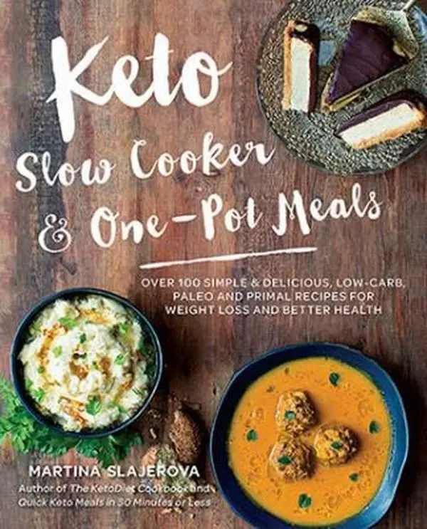 USED Book - Keto Slow Cooker & One-Pot Meals: Over 100 Simple & Delicious Low-Carb, Paleo and Primal Recipes for Weight Loss and Better Health by Slajerova, Martina (Paperback) - english