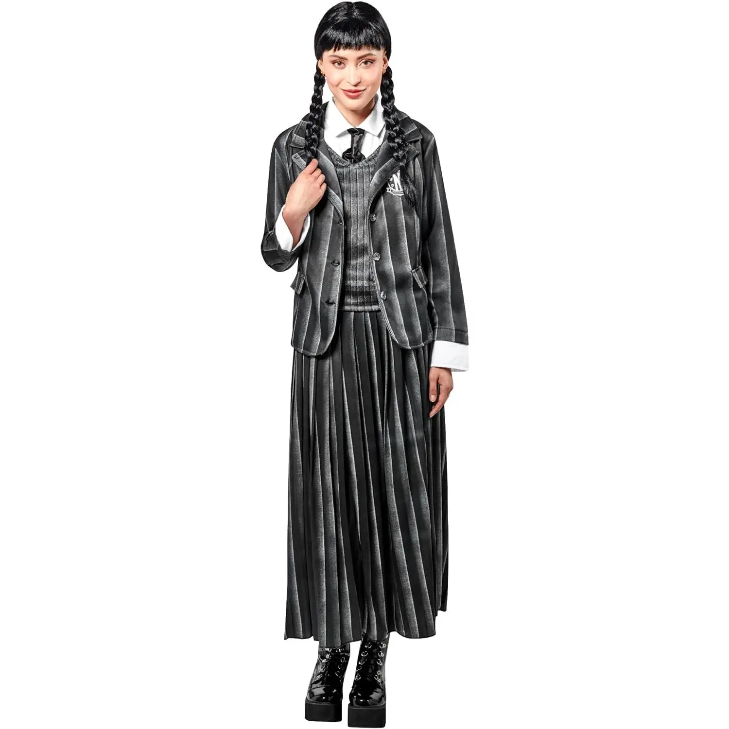 Womens Addams Family Wednesday Addams Nevermore Academy Costume