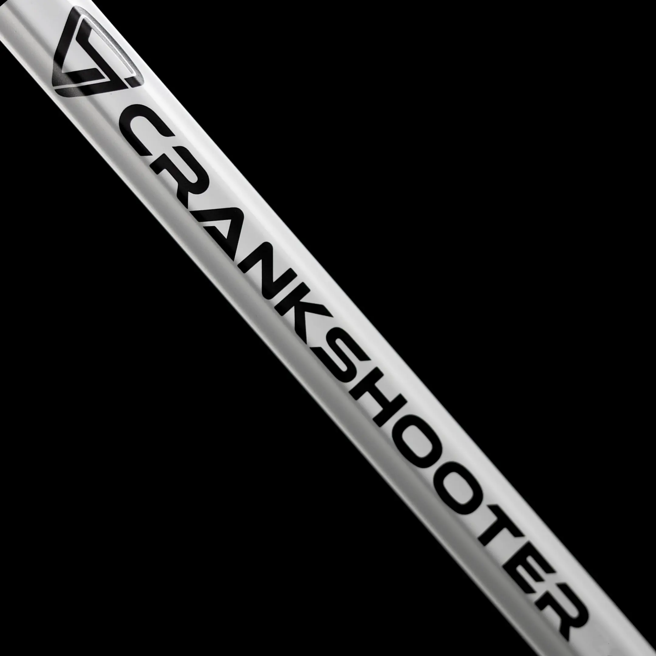 Crankshooter® Dagger Carbon Fiber Lacrosse Shaft, 30", Matte White & "USA Tough" Editions