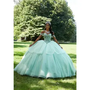 Vizcaya by Morilee Corset Tulle Quince Dress 89449