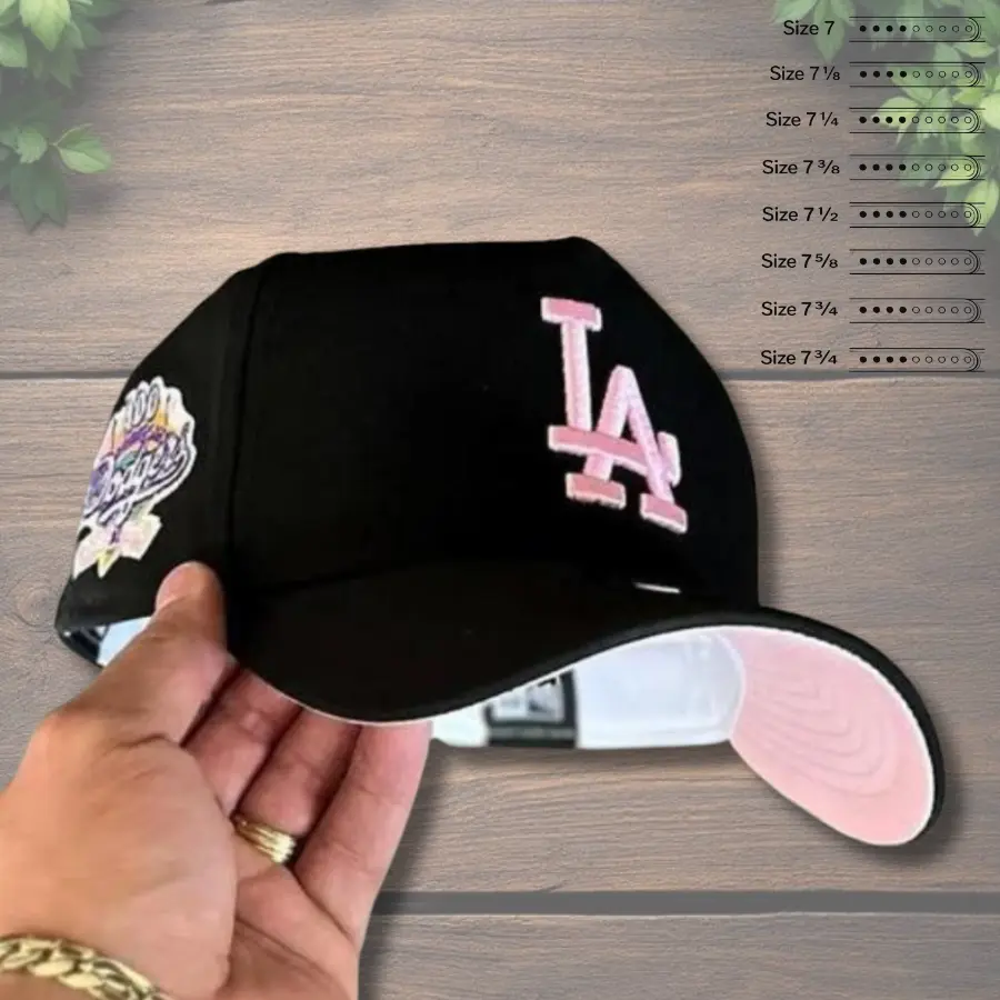 New Era 9FORTY Los Angeles Dodgers Black Curved Brim Baseball Hat, Pink Embroidered LA Logo & Pink Undervisor, MLB Streetwear Cap, Collector’s Limited Edition 2026 Urban Streetwear Gorra premium, moda urbana para hombres y mujeres