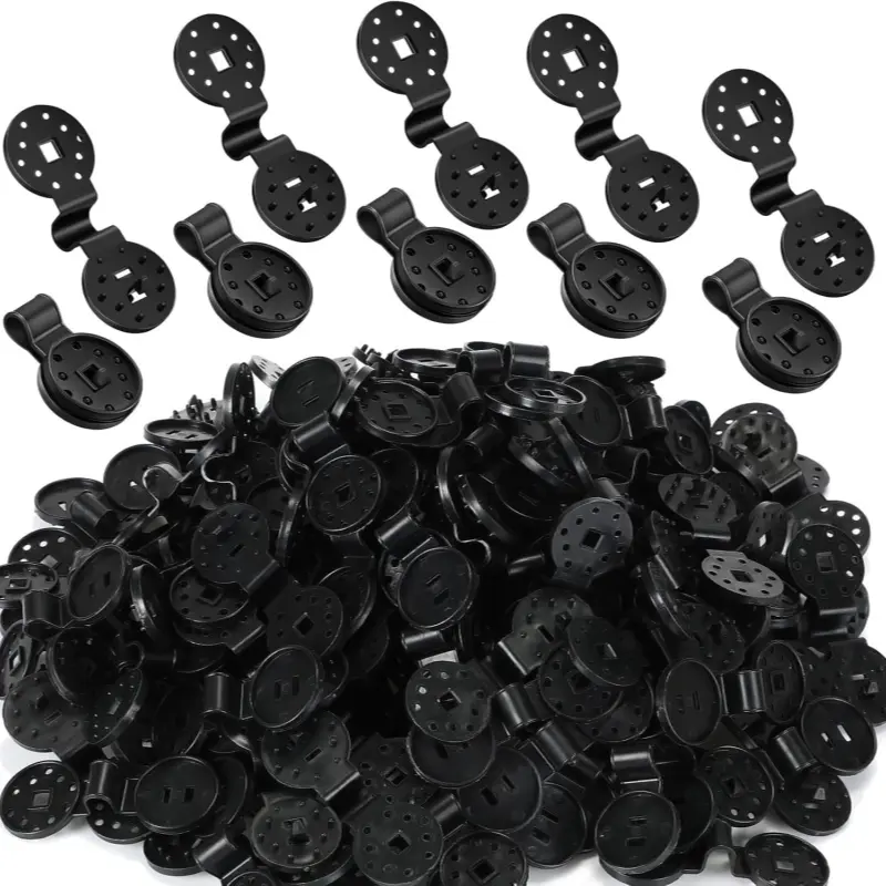 100 Round Plastic Sunshade Clips, Locking Handles, Garden Shade Net Clamps, Bird Net Windproof Canopy Clips, Swimming Pool Accessories, Outdoor Pool Accessories