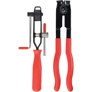 2pcs CV Boot Clamp Pliers, CV Axle Boot Clamp Pliers with CV Joint Boot Clamp Pliers Car Banding Tools Kit Most Car, Vehicle Repair, Automotive Tools, Heavyduty Pliers, Precision Clamping, Highstrength Steel, Reinforced Jaws, Axle Clamp Tool