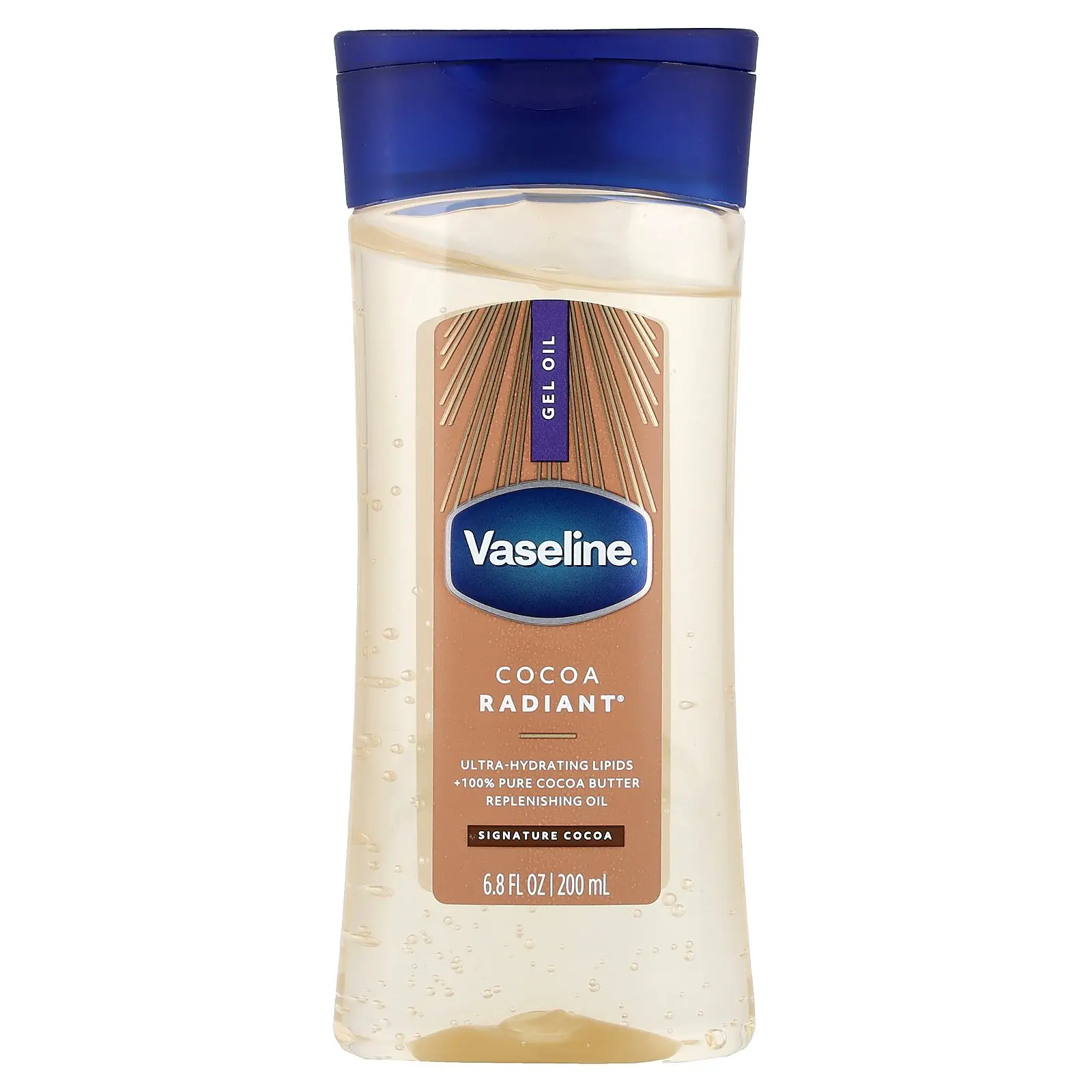 Vaseline Cocoa Radiant®, Gel Oil, Signature Cocoa, 6.8 fl oz (200 ml) Vaseline Cocoa Radiant®, Gel Oil, Signature Cocoa, 6.8 fl oz (200 ml)