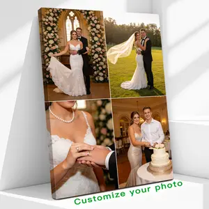 Custom Photo Canvas Painting Frame - Creative Wall Art | Digital Printed Photos on Canvas | Preserve Class Reunion Memories in Unique Wall Art | Great for Office, Gifts for Classmates | Sturdy Frame - Precious Gift! personalize