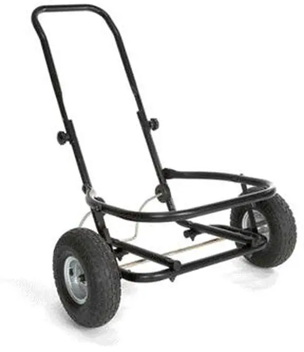 Miller Mfg Co Inc Black Foldable Muck Cart (CA500A) - 21.625x21.375x4 in, 350lb Capacity, Heavy-Duty Trollies, Carts & Wheel Barrows, Farm Chore Aid, Barn & Stable Supplies, Portable Collapsible Home Improvement Building Supplies