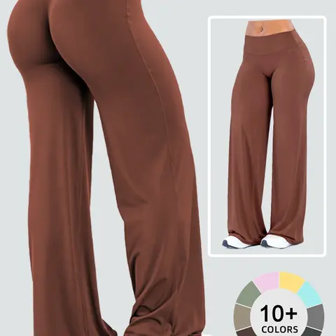 DEEFY Sav Women's Wide Leg Training Leggings - Tummy Control, Butt Lifting, Stretchy Fitness Gym Clothes for Workout, Gym Clothes Women