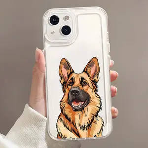 German Shepherd Pretty Photo Handsome Phone Case A1815 for iPhone16/15/14/13/12/33/Plus/Pro/Pro Max Series