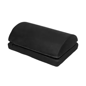YUJIANNI Office Footrest Pillow for Sleeping Leg Elevation Double Layer Foot Cushion for Varicose Vein Relief Black 44*30*15cm