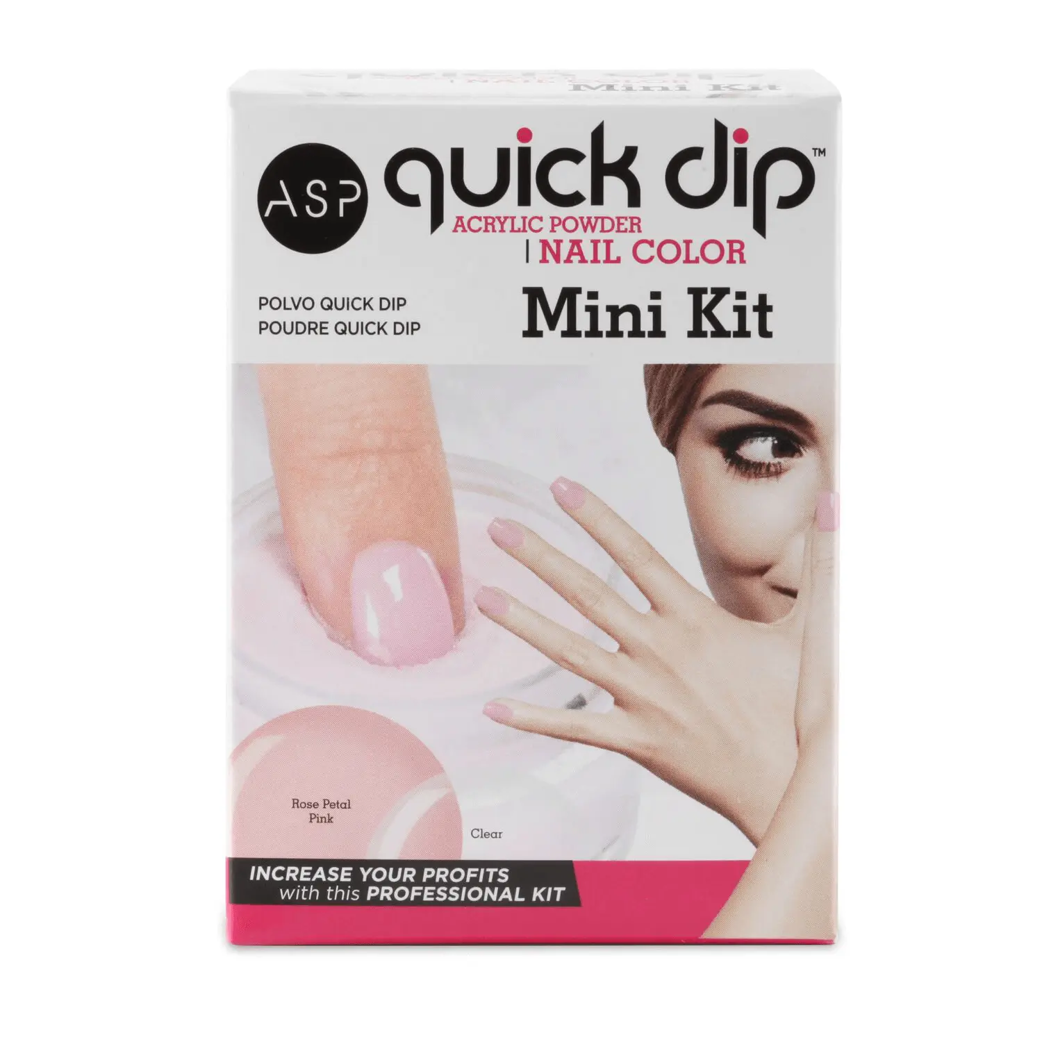 ASP Classic Quick Dip Kit - Mini Cali Only, Odor-Free Mini Kit for Natural Looking Nails with 2 Colors