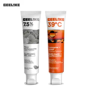 CEELIKE 2-Piece Oral Care Toothpaste Set – Lysozyme Toothpaste to Remove Yellow Stains, Hydroxyapatite to Repair Teeth, and Maintain Fresh Breath