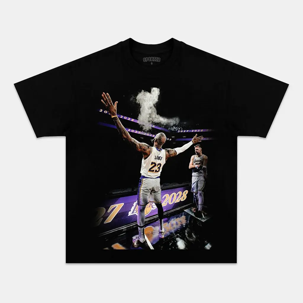 [🎉100% Cotton] LEBRON JAMES 2025 2.0 TEE,Classic 90s Graphic Tee - Unisex - Vintage
