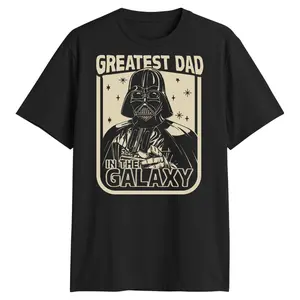 Mens Star Wars Vader Greatest Dad In The Galaxy T Shirt