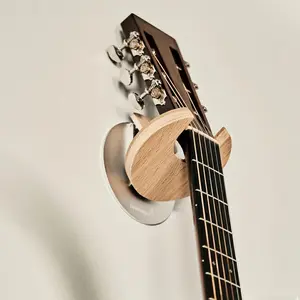 OPENHAGEN Guitar Wall Mount – Collapsible Wooden Holder for Guitars & Basses | Minimal & Space-Saving Design Guitar Hanger Hook