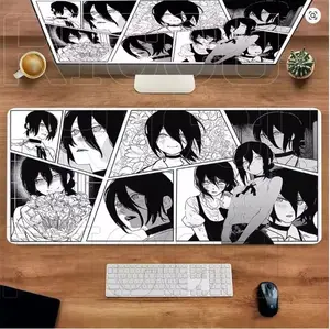 [5 Samples] Chainsaw Man XXL Mouse Pad Anime reze Gamer Makima Gaming Accessories Large Keyboard Desk Mat Computer Keyboard, Anime Mousepad Game Pad