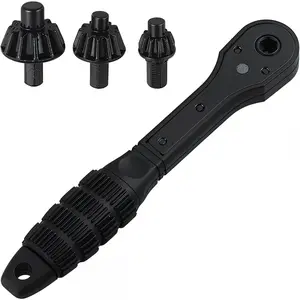 2-in-1 Ratchet Drill Chuck Key Wrench – Universal Double Head Chuck Key Replacement Tool for Drill, Compatible with Most Electric Drills and Power Tools