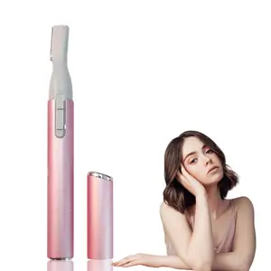 Women's Eyebrow Trimmer Razor, Electric Eyebrow Shaver, Safe Hair Removal Tool, Smooth Skin Friendly Design, Perfect for Daily Use, Portable Eyebrow Trimmer