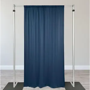 Stretch Spandex 10ft x 60" Drape/Backdrop Navy Blue