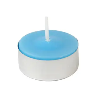 Zest Candle  Turquoise Citronella Tealight Candles -100pcs-Box