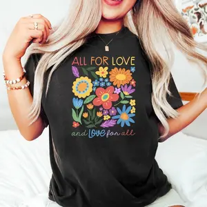 All For Love Love For All Shirt, LGBTQ Shirt, Pride Shirt, LGBTQ Pride Shirt, Pride Love Shirt, LGBTQ Pride Shirt, Gift For Pride 8