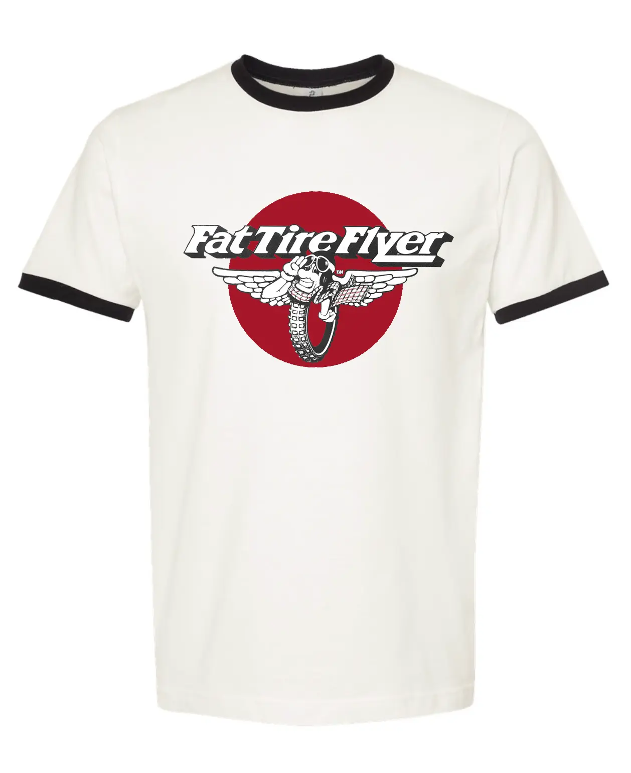 Fat Tire Flyer T-Shirt (Ivory/Black)