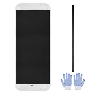 VEVOR Yard Drag Sled, 110x 40 in, 1600lbs Heavy Duty Utility Sled, PE Drag Glider with Ropes Pull Cable, Dual Use Game Hauler for Firewood Ice Fishing, Compatible with ATVs UTVs Tractors