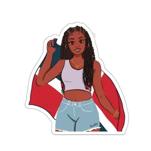 HHM - Dominican Republic - Celebrate la cultura: Art That Tells Our Story - Stickers