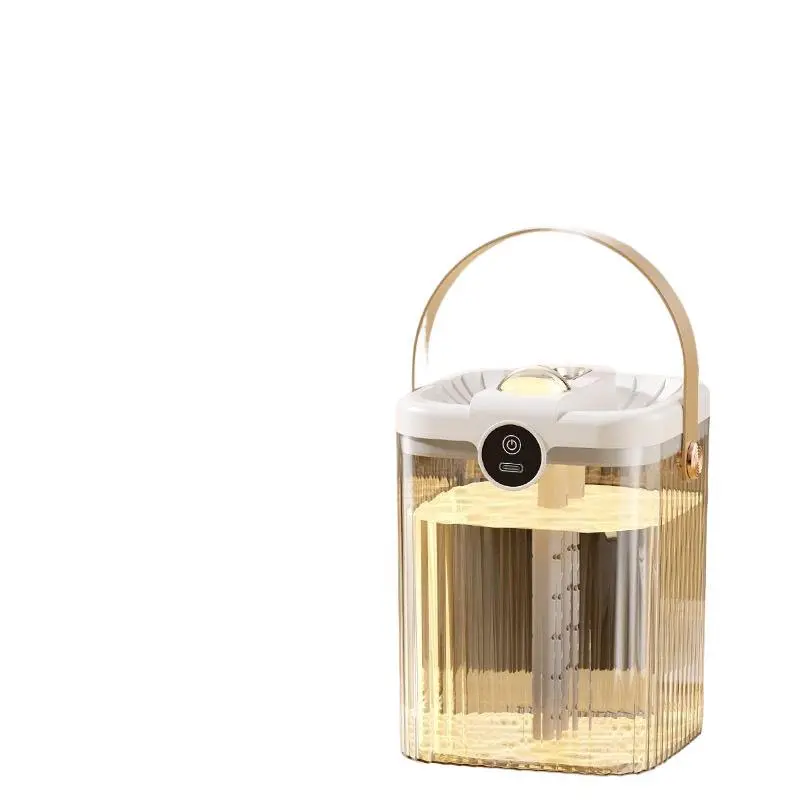 Cordless Cool Mist Humidifier - USB Port, Large Capacity, Quiet Operation, 12x19cm, Lightweight, Modern, Stable, Sleep Aid, Mist Output, Babies Safe, Yes/No Functionality, Ideal for Baby Mom, Students, Home Bedroom, Office Desk, Compact Space Saving, Mini