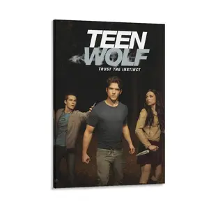 Teens Wolf TV Series Poster. Dormcafeteriaoffice Decor.  Bedroom & Corridor Decoration. Gift Idea. Poster Canvas Wall Art For Bedroom Decor Bar Office Room Decor Gift