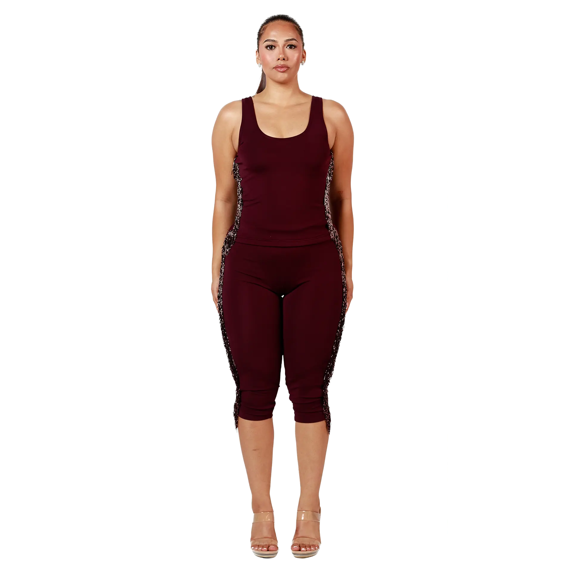 Plum Naffi Capri Set