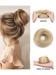Women's Bun Hair Accessory Set, Messy Bun Hair, Straight & Curly Styles, Easy-To-Use Design, Perfect for Daily Wear, Stylish Women's Hair Accessories