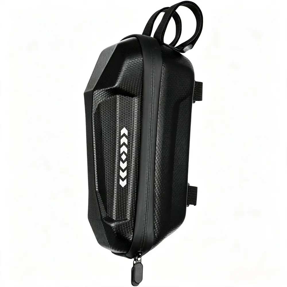 Scooter Storage Bags, Quick Release 2L Capacity Scooter Handlebar Bag for Carrying Charger Tools Repair Tools with Waterproof Hardshell, Compatible with Scooters And Bikes