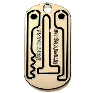 Lock pick Dog Tag: Lock Pick Necklace