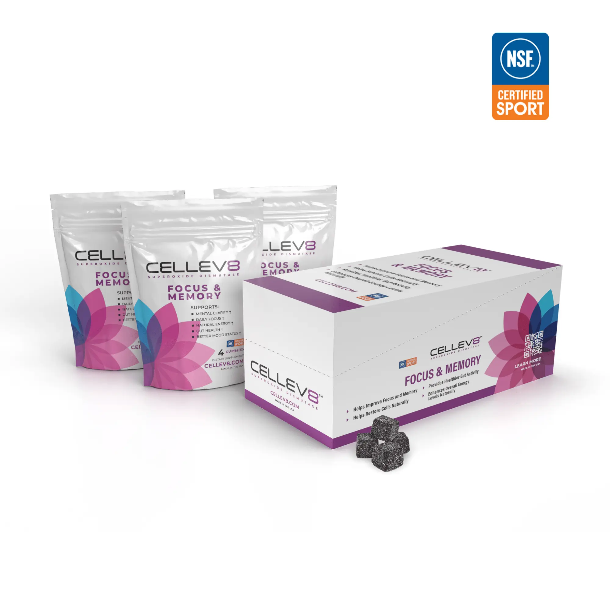 Focus & Memory Gummies (20 4ct. Packs)