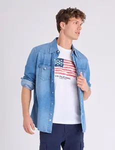 USA FLAG GRAPHIC PRINT T-SHIRT