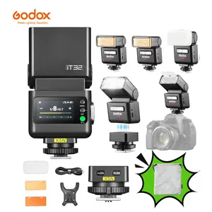 GODOX iT32 TTL Camera Flash with X5N Wireless Trigger for Nikon Cameras,Magnetic Hotshoe & Trigger 2-in-1,Compatible with Nikon D750,D850,D7500,D800,D810,D780,D500,D7100,Z6,Z7II,Z8,ZFC