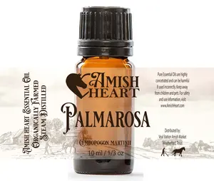 Palmarosa Essential Oil | Hydrating & Calming | Amish Heart